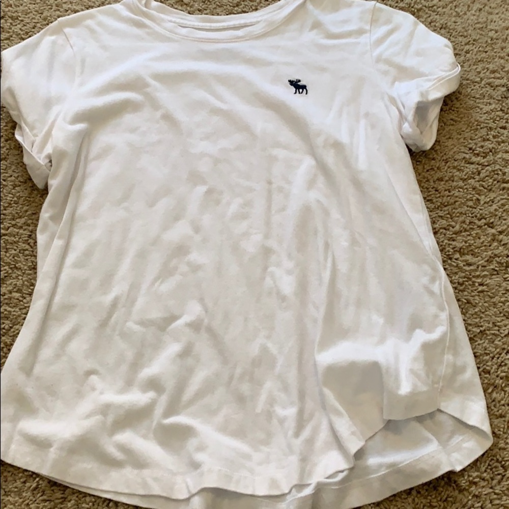 White Abercrombie kids t shirt
